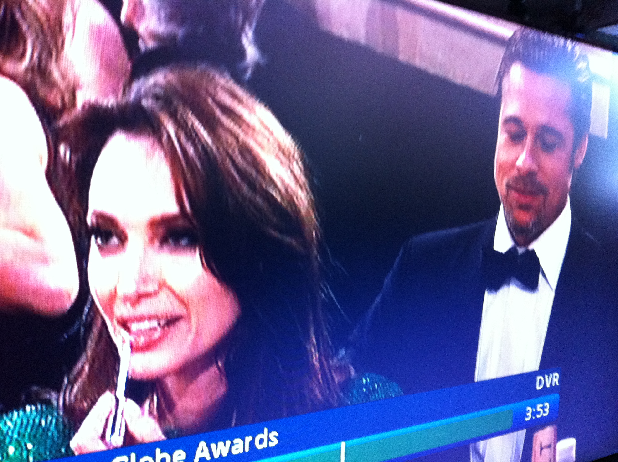 Angelina Jolie at the Golden Globes 2011